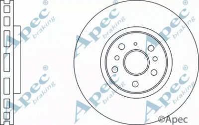 APEC BRAKING dsk3196 -  Тормозной диск